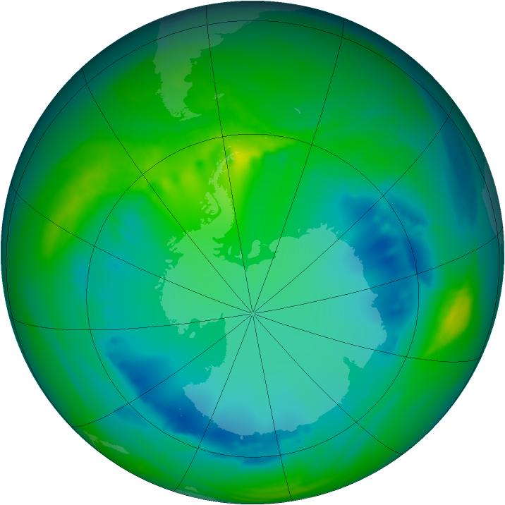 Ozone Map 2007-07-31